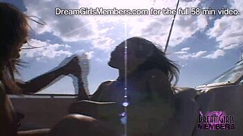 Five Freaks Lick Pussies At Public Boat Party.