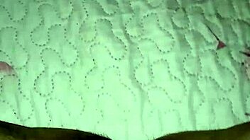 Gretala flashes her open pussy right when he's snoring loudly in the room.