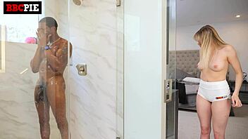 Amber Moore rides trainer's BBC for cardio workout 😏