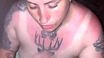 blonde slut takes deepthroat facial with passion.