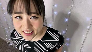 Cum on this Asian tailor's big ass!