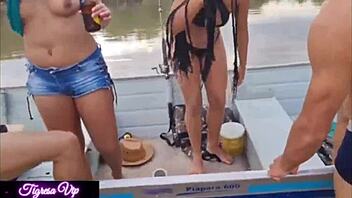 Tigresa vip gets anal with two big cocks and cunhada mia.