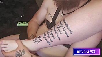 sensual foot worship and lotion massage for this curvy goddess with dildo play