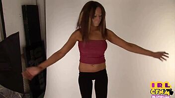 i love how this busty brunette amateur gets fucked doggystyle after her photoshoot