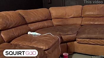 I watch summer rae's drenched pussy get pounded hard by a big cock.