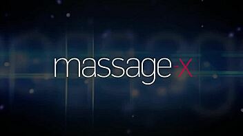 I massaged Lovenia Lux's oiled-up shaved pussy, fingering and kissing her tits.