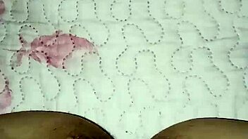 Gretala flashes her open pussy right when he's snoring loudly in the room.