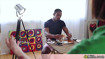 The Hypno Trick Works On The Pizza Delivery Chick So Its Time To Fill That White Pussy