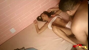 the stepdaughter cries during rough anal sex in cosplay