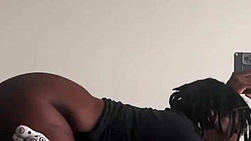 Witnessing a double deepthroat session with big black cocks