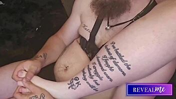 sensual foot worship and lotion massage for this curvy goddess with dildo play