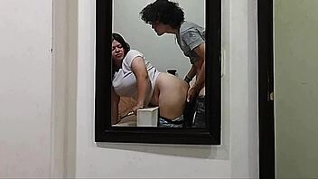 I spend time secretly with my stepsister almost get seen