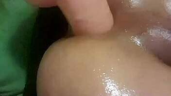 tight shemale playing with huge 11 inch dildo