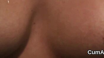 oh god, i-i love how this horny beauty gulps all that cum load on her face