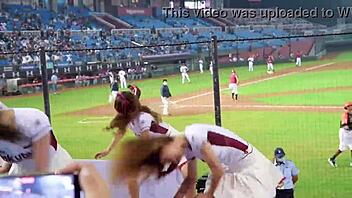 Are These Sexy Baseball Cheerleaders Teasing You?