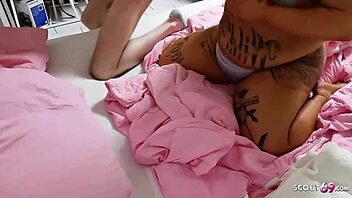 Curvy German BBW Teen Melina Cheats With Best Friend In Rough Doggystyle Fuck Using Condom Until Cum