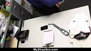 I Catch A Spoiled Heiress Shoplifting And She Claims She's Innocent - MyShopSex In Office Domination