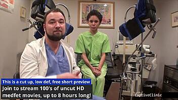 Sandra Chappelle's Fetish Physical Exam At Tampa University Backstage