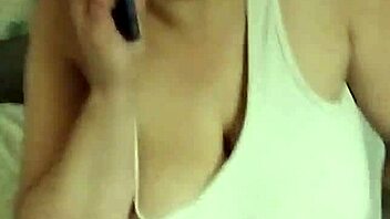 Pornnapplepie comes over again old man calls interrupting cheating on phone call!