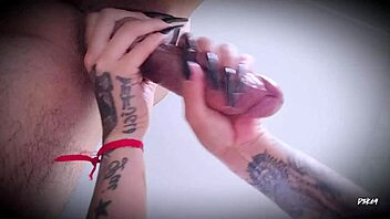 Provocando e Afiando Pau Grosso Carga de Várias Porra Pós Orgasmos