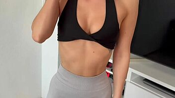 cuming twice for my stepmoms skin routine ~ milf facial