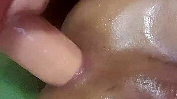 tight shemale playing with huge 11 inch dildo