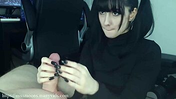 slutty goth step sister pounded hard cowgirl oiled