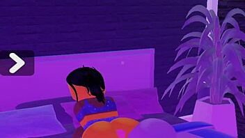 Lucky Bot Gets A Sexy Buttjob