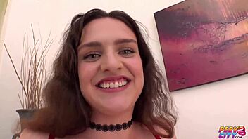 Lola Sinn's big boobs bounce during hardcore ass pounding