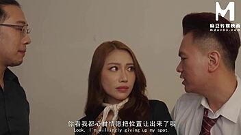 Stewardess Bent Over Doggystyle with Footjob