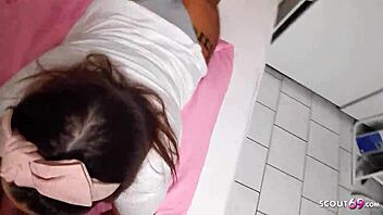 Curvy German BBW Teen Melina Cheats With Best Friend In Rough Doggystyle Fuck Using Condom Until Cum