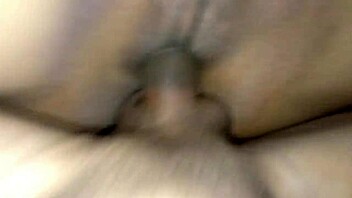 Shaved pussy creampie orgasm from tight amateurs.