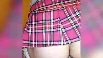 Shemale Takes Huge Dildo In Ass Deeply