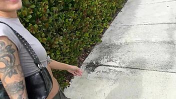 charlette mae feels the thrill of public sex with scott stark