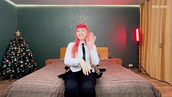 Beautiful Girl Next Door In Femdom Roleplay As Makima Seduces You To Creampie Her Tight Pussy