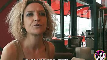 Slutty Milf Béatrice Craves Intense Gangbang Threesome With Big Cocks