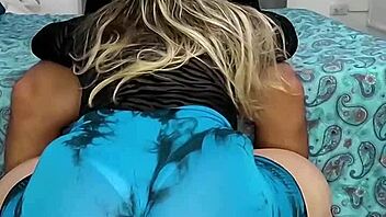 curvy milf's intense oral leaves young guy breathless.