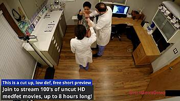 Sandra Chappelle's Fetish Physical Exam At Tampa University Backstage