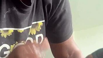 Witnessing a double deepthroat session with big black cocks