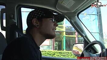 I picked up this black-haired latina slut with small natural tits on the street for some fun