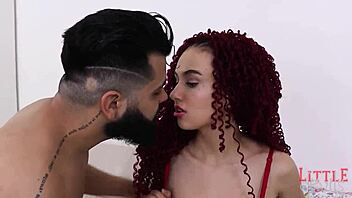 Redhead loves riding cock