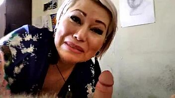 hot milf aimee sucks cocks rough