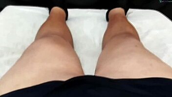 my girlfriend masturbated her tight smooth pussy so sensually that i got excited and came hard