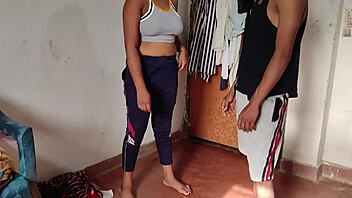 South Indian Girl with a Big Ass Working Out 😏