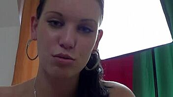 angie emerald sucking and fucking that big cock in pov like a pro