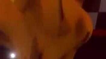 golden fredina dances at night club with big ass and tits