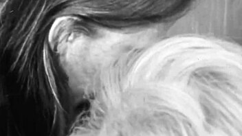 Vintage Hairy Pussy Eating Lesbians In Group Scene