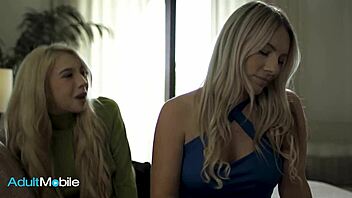 Hot stepmother comforts her horny stepdaughter! 😏