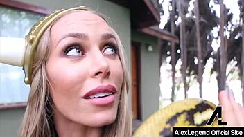 the minotaur legend got ridden by the dominating hottie nicole aniston in costume