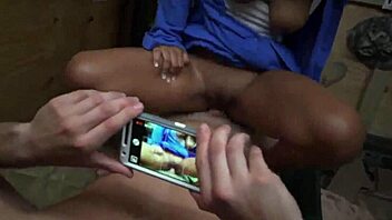 arab teen masturbates on webcam in uniform